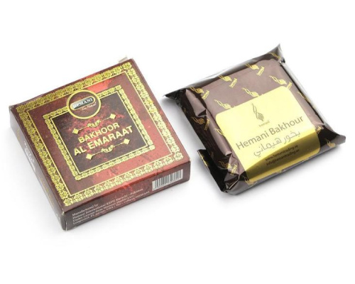 Благовония бахур плитка Al Emaraat (Эмират),  40 гр, Hemani